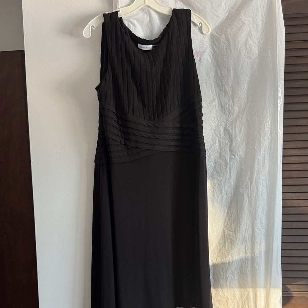 Calvin Klein Black Midi Dress